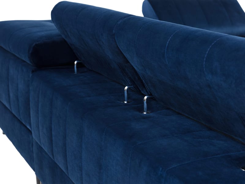 Amshyttan Bäddsoffa med Schäslong 4-sits - Lila - Möbler - Soffa - Bäddsoffa