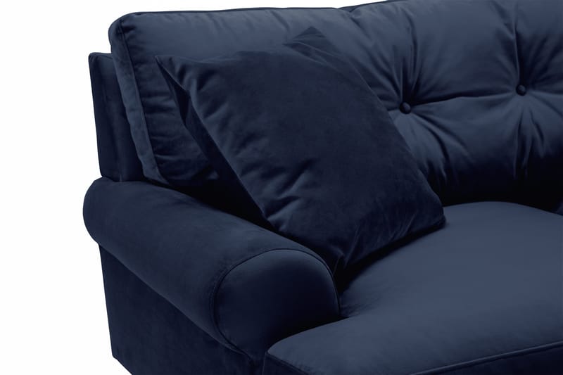 Andrew 2-sits Sammetssoffa - Blå - Möbler - Soffa - Sammetssoffa