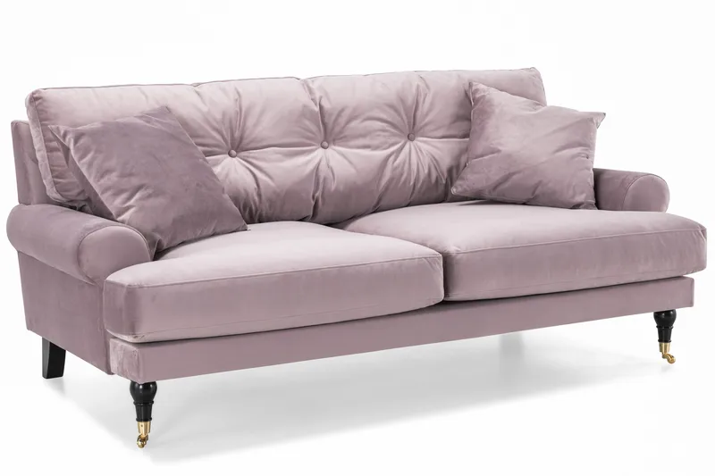 Andrew 2-sits Sammetssoffa - Lila - Möbler - Soffa - Sammetssoffa