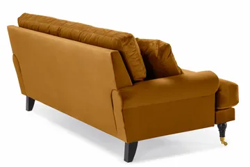 Andrew 2-sits Sammetssoffa - Mörkgul - Möbler - Soffa - Sammetssoffa