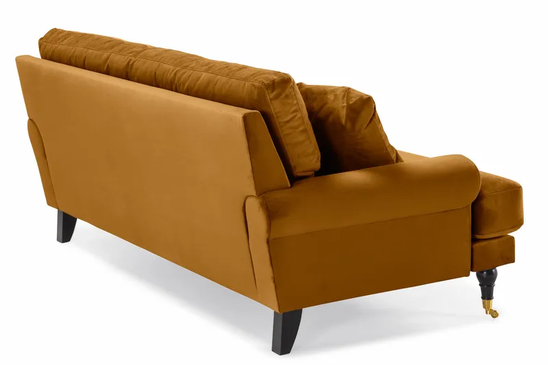 Andrew 2-sits Sammetssoffa - Mörkgul - Möbler - Soffa - Sammetssoffa