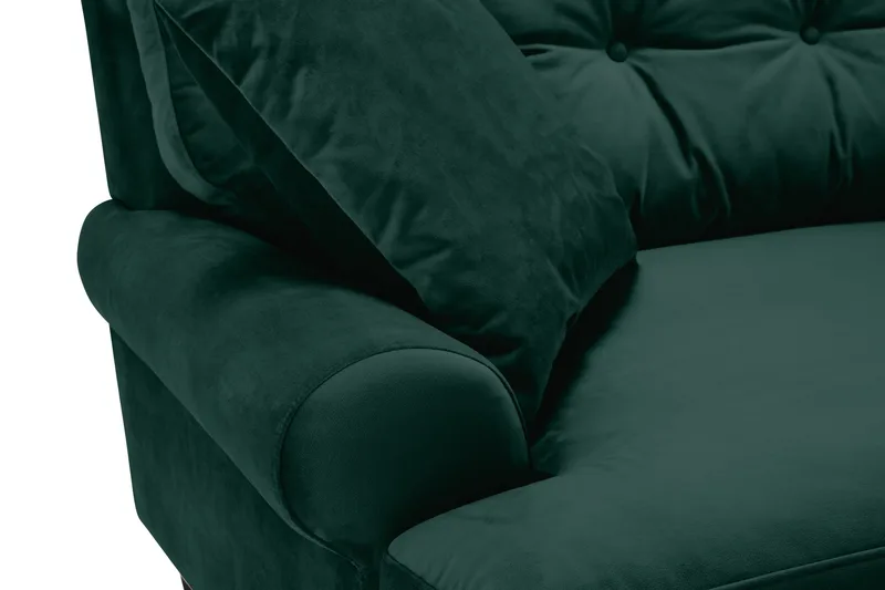 Andrew 3-sits Sammetssoffa - Grön - Möbler - Soffa - Sammetssoffa