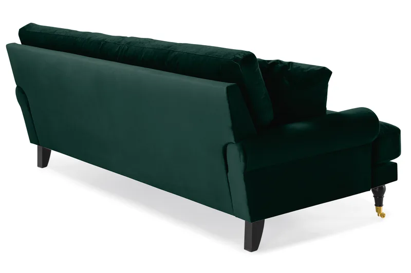 Andrew 3-sits Sammetssoffa - Grön - Möbler - Soffa - Sammetssoffa
