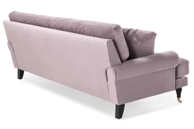 Andrew 3-sits Sammetssoffa - Lila - Möbler - Soffa - Sammetssoffa