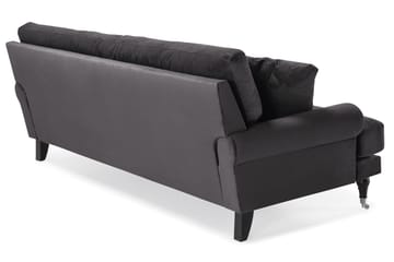 Andrew 3-sits Sammetssoffa - Mörkgrå - Möbler - Soffa - Sammetssoffa