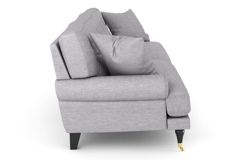 Andrew 3-sits Tygsoffa - Grå - Möbler - Soffa - 3 sits soffa