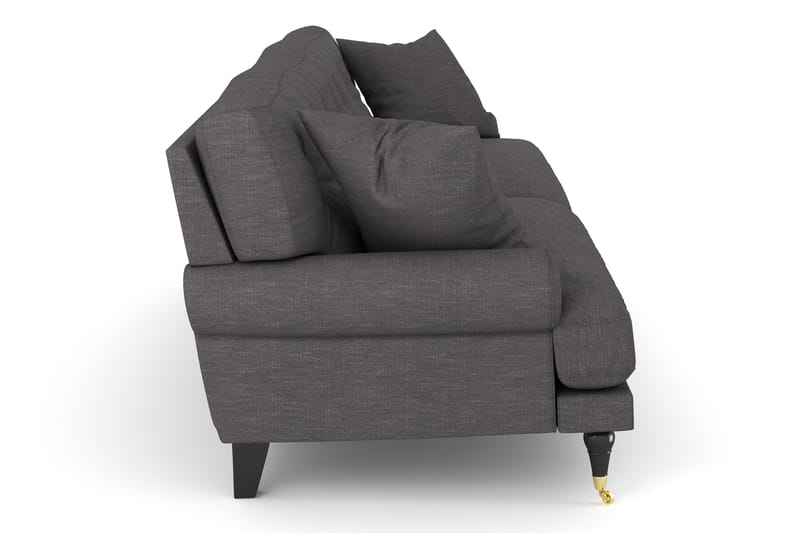 Andrew 3-sits Tygsoffa - Mörkgrå - Möbler - Soffa - 3 sits soffa