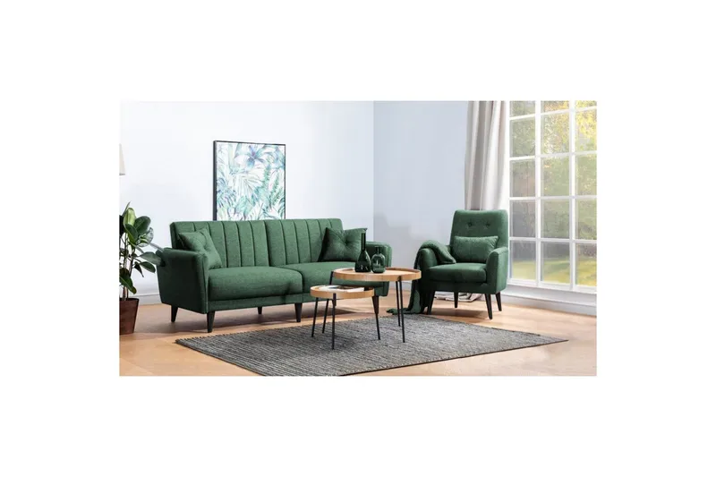 Arianda Soffgrupp - Grön - Möbler - Soffa - Soffgrupp