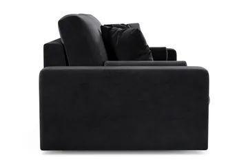 Arken Lyx 3-sits Djup Sammetssoffa - Svart - Möbler - Soffa - Sammetssoffa