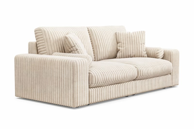 Arken Lyx 3-sits Djup Soffa i Manchester - Beige - Möbler - Soffa - 3 sits soffa