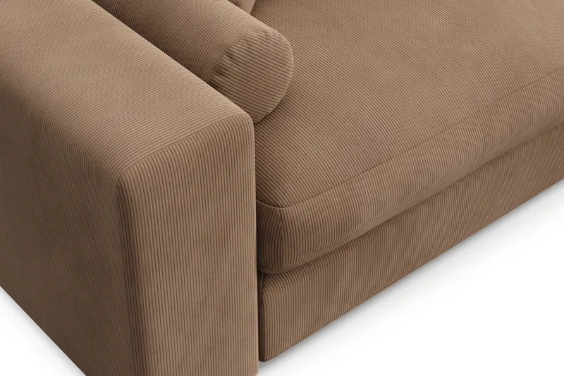 Arken Lyx 3-sits Djup Soffa i Manchester - Brun - Möbler - Soffa - 3 sits soffa