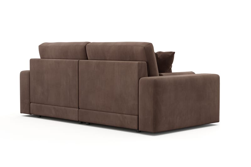 Arken Lyx 3-sits Djup Soffa i Manchester - Brun - Möbler - Soffa - 3 sits soffa