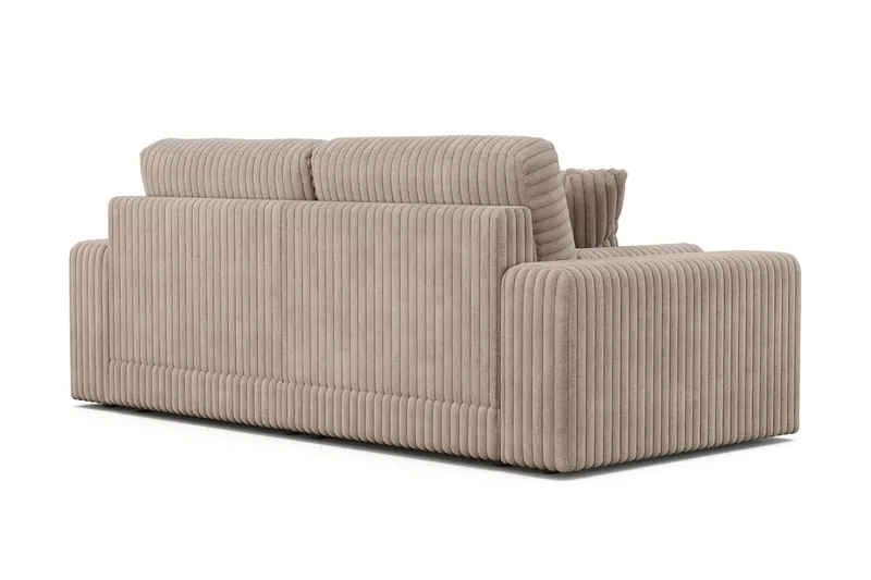 Arken Lyx 3-sits Djup Soffa i Manchester - Greige - Möbler - Soffa - 3 sits soffa