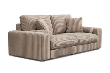 Arken Lyx 3-sits Djup Soffa i Manchester - Greige - Möbler - Soffa - 3 sits soffa