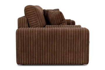 Arken Lyx 3-sits Djup Soffa i Manchester - Mörkbrun - Möbler - Soffa - 3 sits soffa
