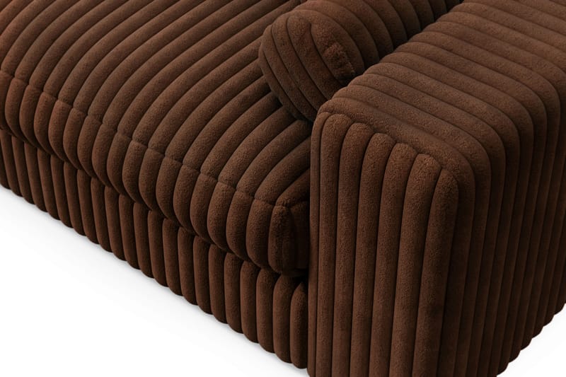 Arken Lyx 3-sits Djup Soffa i Manchester - Mörkbrun - Möbler - Soffa - 3 sits soffa