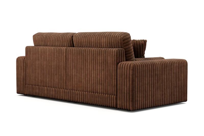 Arken Lyx 3-sits Djup Soffa i Manchester - Mörkbrun - Möbler - Soffa - 3 sits soffa