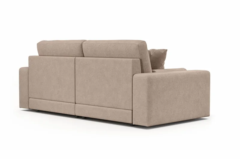 Arken Lyx 3-sits Djup Soffa i Tyg - Beige - Möbler - Soffa - 3 sits soffa