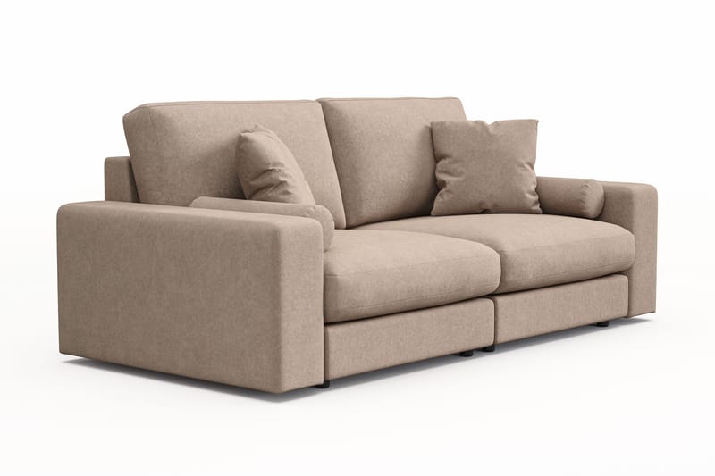 Arken Lyx 3-sits Djup Soffa i Tyg - Beige - Möbler - Soffa - 3 sits soffa