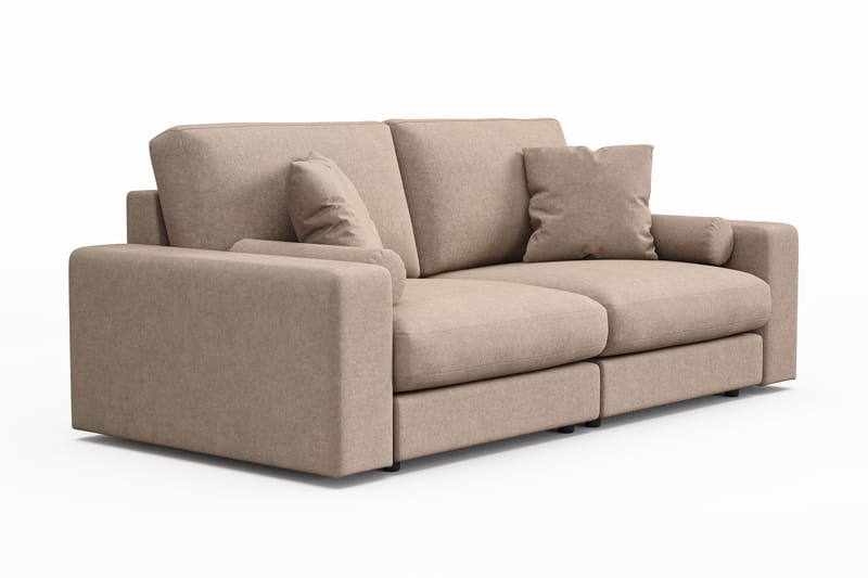 Arken Lyx 3-sits Djup Soffa i Tyg - Beige - Möbler - Soffa - 3 sits soffa