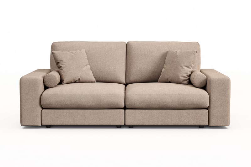 Arken Lyx 3-sits Djup Soffa i Tyg - Beige - Möbler - Soffa - 3 sits soffa