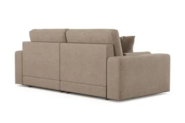 Arken Lyx 3-sits Djup Soffa i Tyg - Brun - Möbler - Soffa - 3 sits soffa