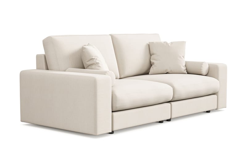 Arken Lyx 3-sits Djup Soffa i Tyg - Ljusbeige - Möbler - Soffa - 3 sits soffa