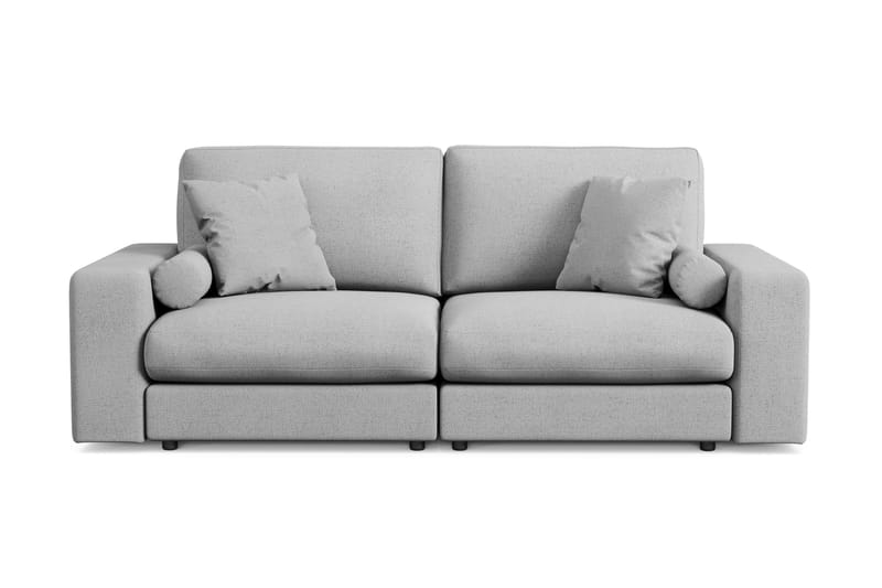 Arken Lyx 3-sits Djup Soffa i Tyg - Ljusgrå - Möbler - Soffa - 3 sits soffa