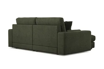 Arken Lyx 3-sits Vändbar L-formad Djup Divansoffa i Tyg - Grön - Möbler - Soffa - Divansoffor & schäslongsoffa