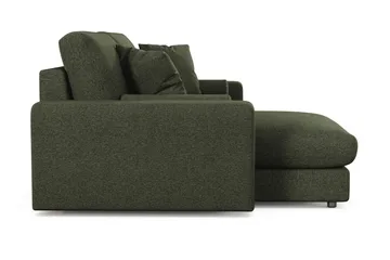 Arken Lyx 3-sits Vändbar L-formad Djup Divansoffa i Tyg - Grön - Möbler - Soffa - Divansoffor & schäslongsoffa