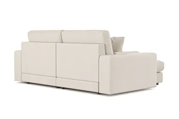 Arken Lyx 3-sits Vändbar L-formad Djup Divansoffa i Tyg - Ljusbeige - Möbler - Soffa - Divansoffor & schäslongsoffa