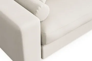 Arken Lyx 3-sits Vändbar L-formad Djup Divansoffa i Tyg - Ljusbeige - Möbler - Soffa - Divansoffor & schäslongsoffa
