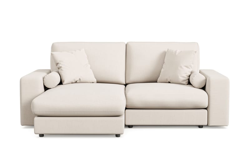 Arken Lyx 3-sits Vändbar L-formad Djup Divansoffa i Tyg - Ljusbeige - Möbler - Soffa - Divansoffor & schäslongsoffa