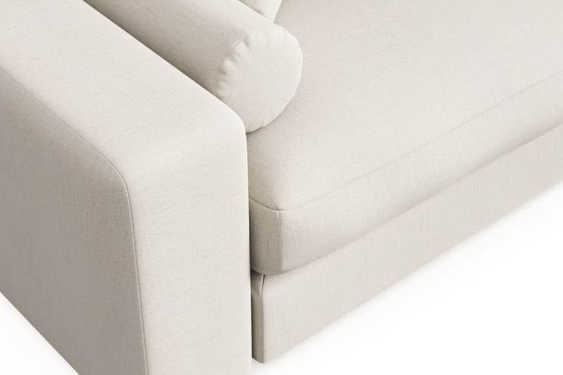 Arken Lyx 3-sits Vändbar L-formad Djup Divansoffa i Tyg - Ljusbeige - Möbler - Soffa - Divansoffor & schäslongsoffa