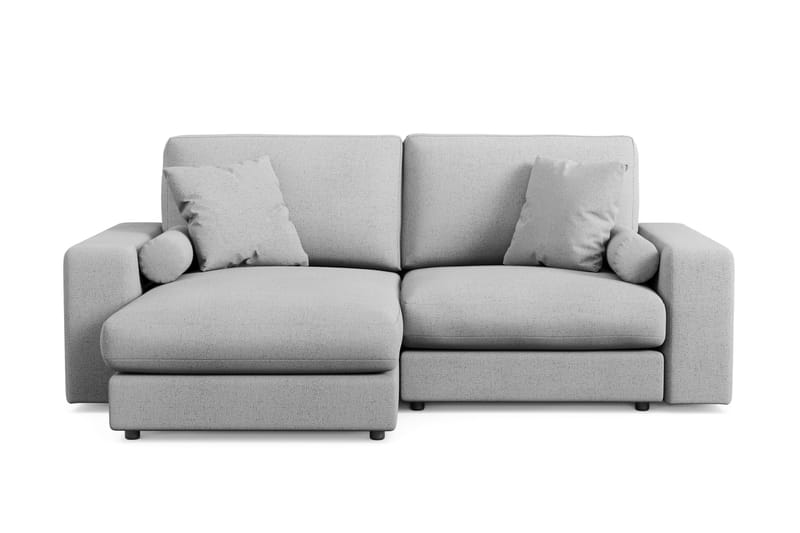 Arken Lyx 3-sits Vändbar L-formad Djup Divansoffa i Tyg - Ljusgrå - Möbler - Soffa - Divansoffor & schäslongsoffa