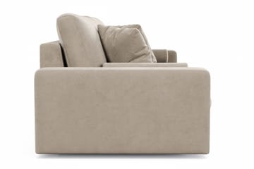Arken Lyx 4-sits Djup Sammetssoffa - Beige - Möbler - Soffa - Sammetssoffa