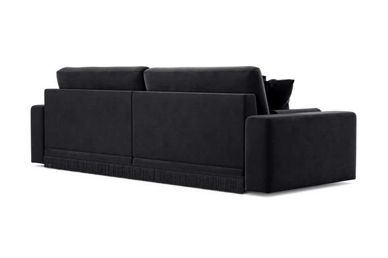Arken Lyx 4-sits Djup Sammetssoffa - Svart - Möbler - Soffa - Sammetssoffa