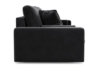 Arken Lyx 4-sits Djup Sammetssoffa - Svart - Möbler - Soffa - Sammetssoffa