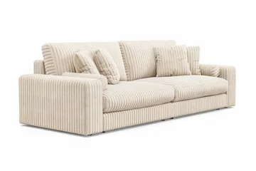 Arken Lyx 4-sits Djup Soffa i Manchester - Beige - Möbler - Soffa - 4 sits soffa