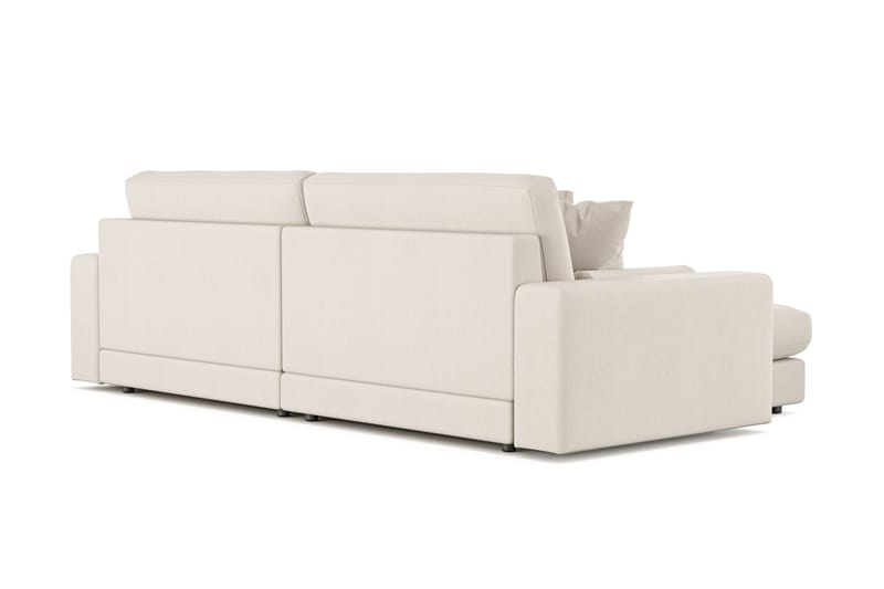 Arken Lyx 4-sits Vändbar L-formad Djup Divansoffa i Tyg - Ljusbeige - Möbler - Soffa - Divansoffor & schäslongsoffa