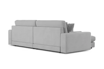 Arken Lyx 4-sits Vändbar L-formad Djup Divansoffa i Tyg - Ljusgrå - Möbler - Soffa - Divansoffor & schäslongsoffa
