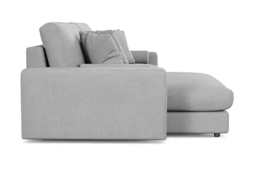 Arken Lyx 4-sits Vändbar L-formad Djup Divansoffa i Tyg - Ljusgrå - Möbler - Soffa - Divansoffor & schäslongsoffa