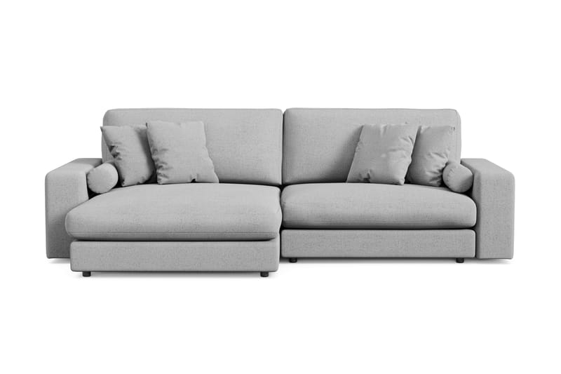 Arken Lyx 4-sits Vändbar L-formad Djup Divansoffa i Tyg - Ljusgrå - Möbler - Soffa - Divansoffor & schäslongsoffa