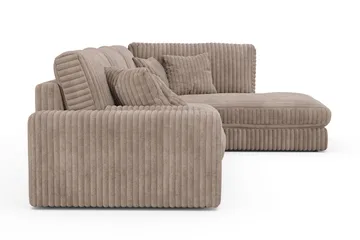 Arken Lyx 5-sits Högervänd Djup Soffa med Divan i Manchester - Greige - Möbler - Soffa - Divansoffor & schäslongsoffa