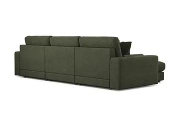 Arken Lyx 5-sits Vändbar L-formad Djup Divansoffa i Tyg - Grön - Möbler - Soffa - Divansoffor & schäslongsoffa