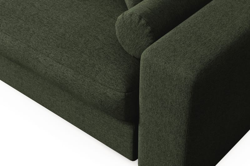 Arken Lyx 5-sits Vändbar L-formad Djup Divansoffa i Tyg - Grön - Möbler - Soffa - Divansoffor & schäslongsoffa