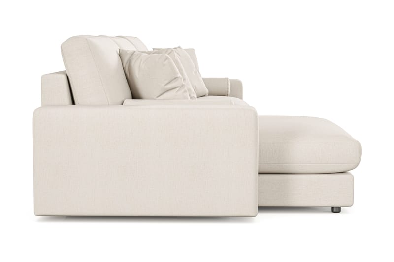 Arken Lyx 5-sits Vändbar L-formad Djup Divansoffa i Tyg - Ljusbeige - Möbler - Soffa - Divansoffor & schäslongsoffa