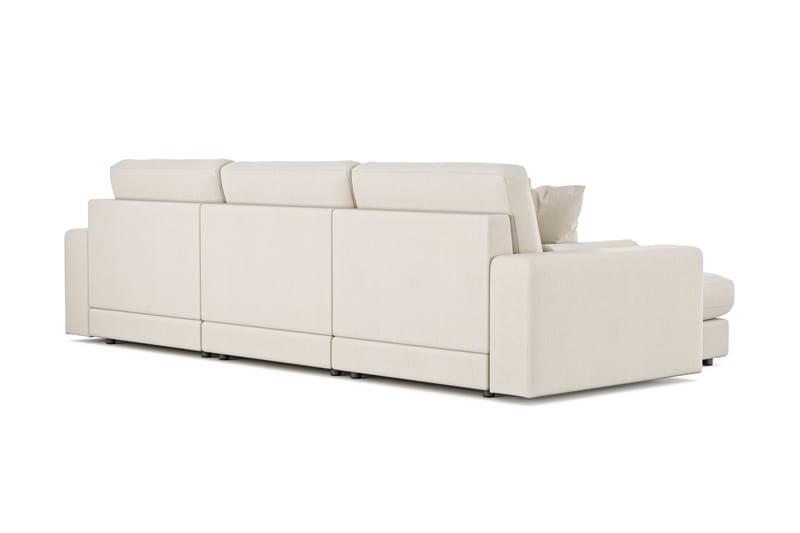 Arken Lyx 5-sits Vändbar L-formad Djup Divansoffa i Tyg - Ljusbeige - Möbler - Soffa - Divansoffor & schäslongsoffa