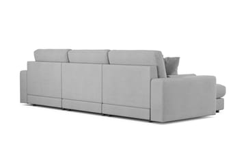 Arken Lyx 5-sits Vändbar L-formad Djup Divansoffa i Tyg - Ljusgrå - Möbler - Soffa - Divansoffor & schäslongsoffa