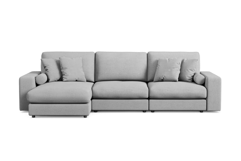 Arken Lyx 5-sits Vändbar L-formad Djup Divansoffa i Tyg - Ljusgrå - Möbler - Soffa - Divansoffor & schäslongsoffa